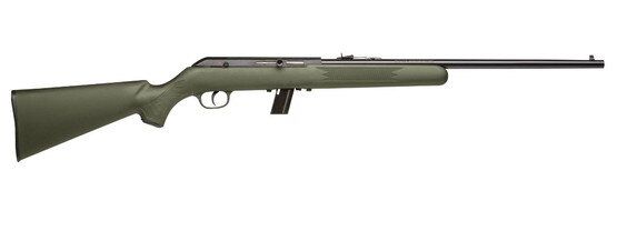 Savage Arms 64 F semi auto rimfire rifle with green sporter stock